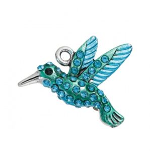 BA - Anhänger Kolibri türkis