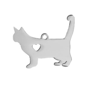 BA - Anhänger Katze Stahl