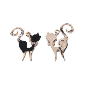 BA - Anhänger Katze / Strass