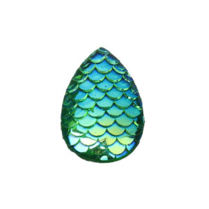 BD - Cabochon Schuppe grün