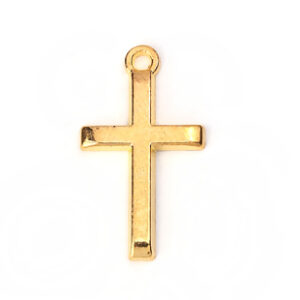BA - Anhänger Kreuz gold