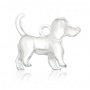 BA - Anhänger Hund silber