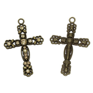 BA - Anhänger Kreuz Strass