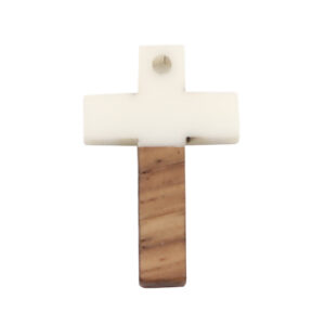 BA - Anhänger Kreuz Holz/Harz