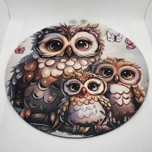Mousepad "Eulen-Trio"