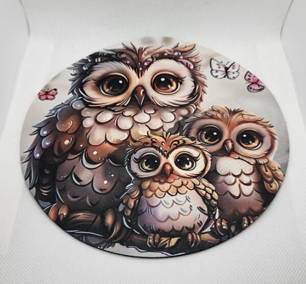 Mousepad "Eulen-Trio"