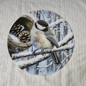 Blechschild "Meise"