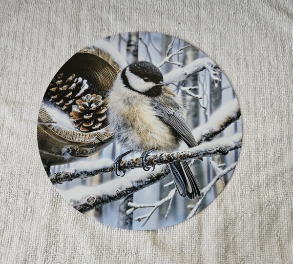 Blechschild "Meise"