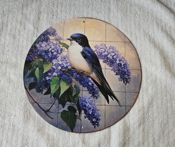 Blechschild Flieder "Mehlschwalbe"