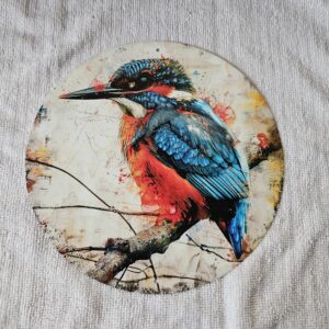 Blechschild "Eisvogel"