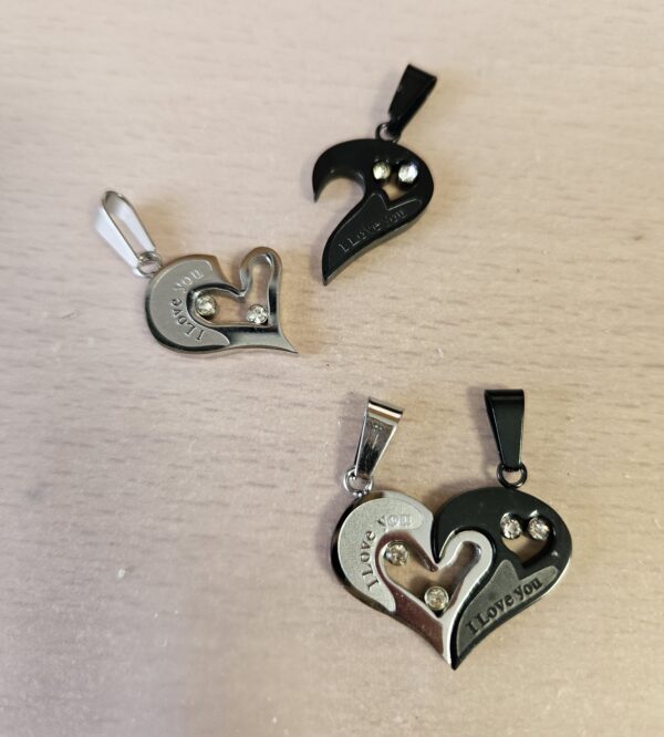 Anhänger Doppelherz "Love"