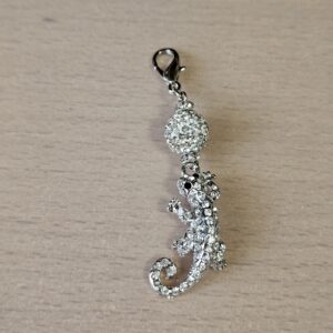 Anhänger Strass-Echse