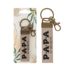 Schlüsselanhänger "Papa" Nature