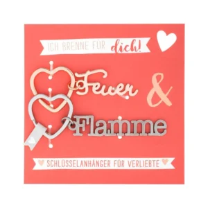Schlüsselanhänger "Feuer & Flamme"